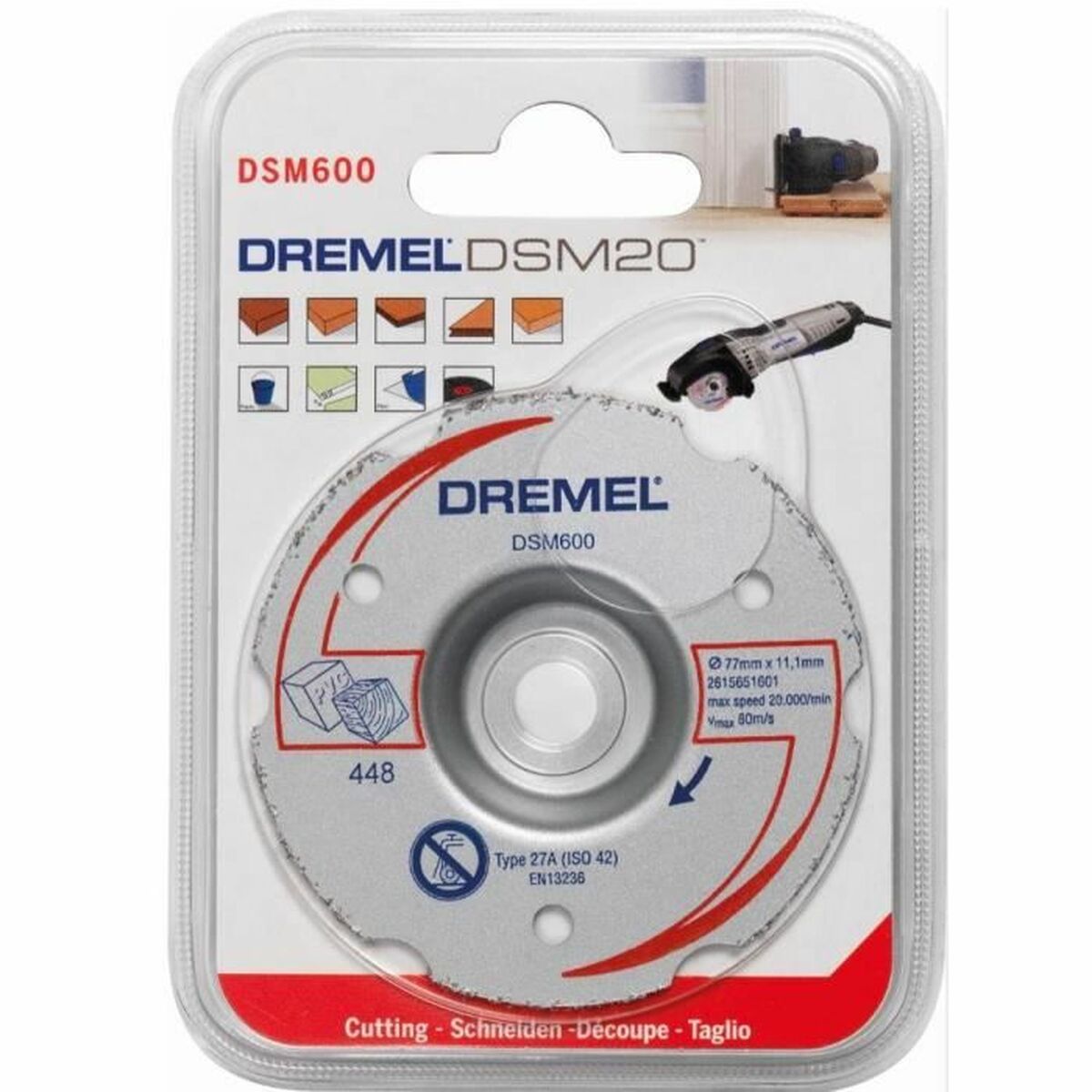 Skärskiva Dremel S600 DSM20 Karbid - 4