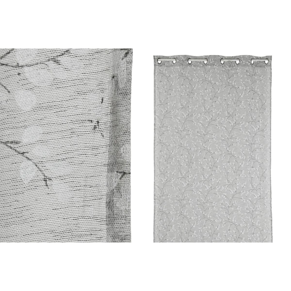 Gardin Home ESPRIT Ljusgrå Romantisk 140 x 260 cm
