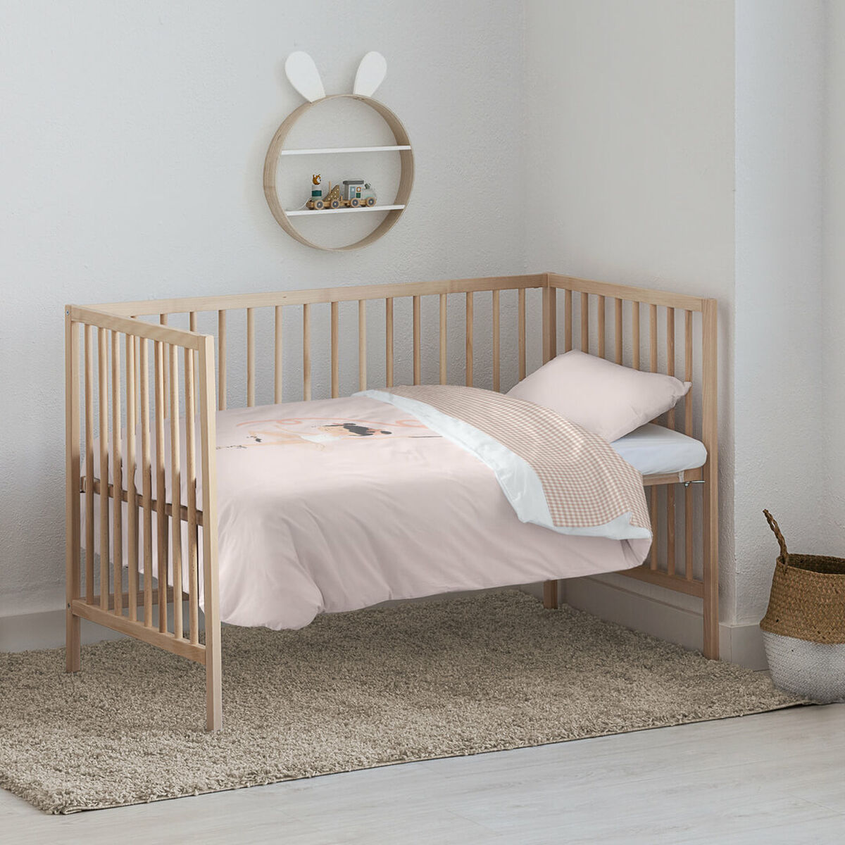 Quiltat täcke för spjälsäng Kids&Cotton Chay 115 x 145 cm - 2