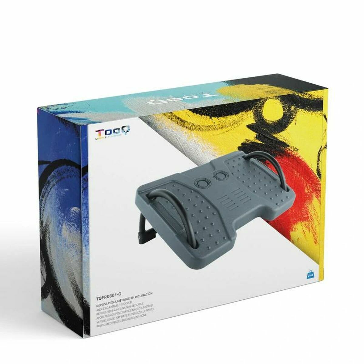 Fotpall TooQ TQFR0601-G Grå - 3