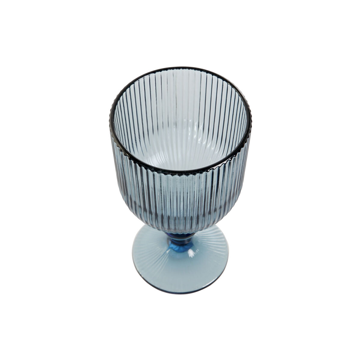 Glasset DKD Home Decor Blå Glas 325 ml - 3