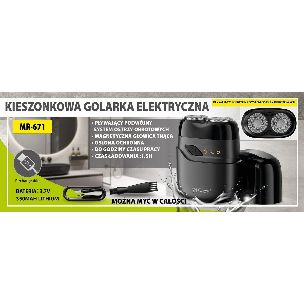 Hårtrimmer Feel Maestro MR-671 - 3