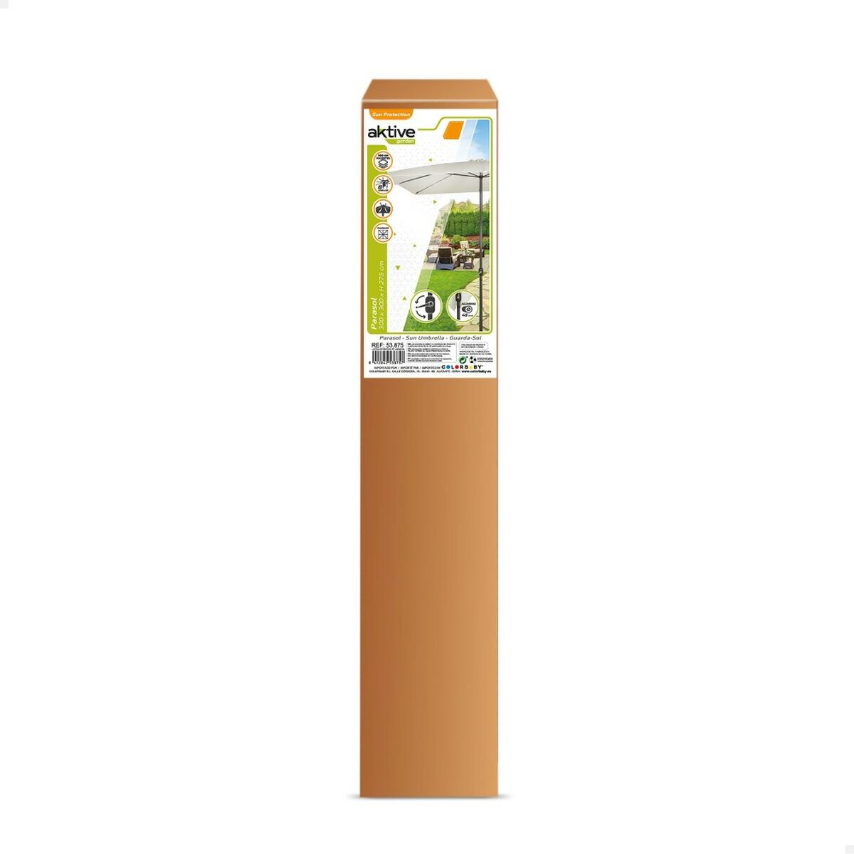 Paraply Aktive Kräm Ø 300 cm 300 x 275 x 300 cm - 10