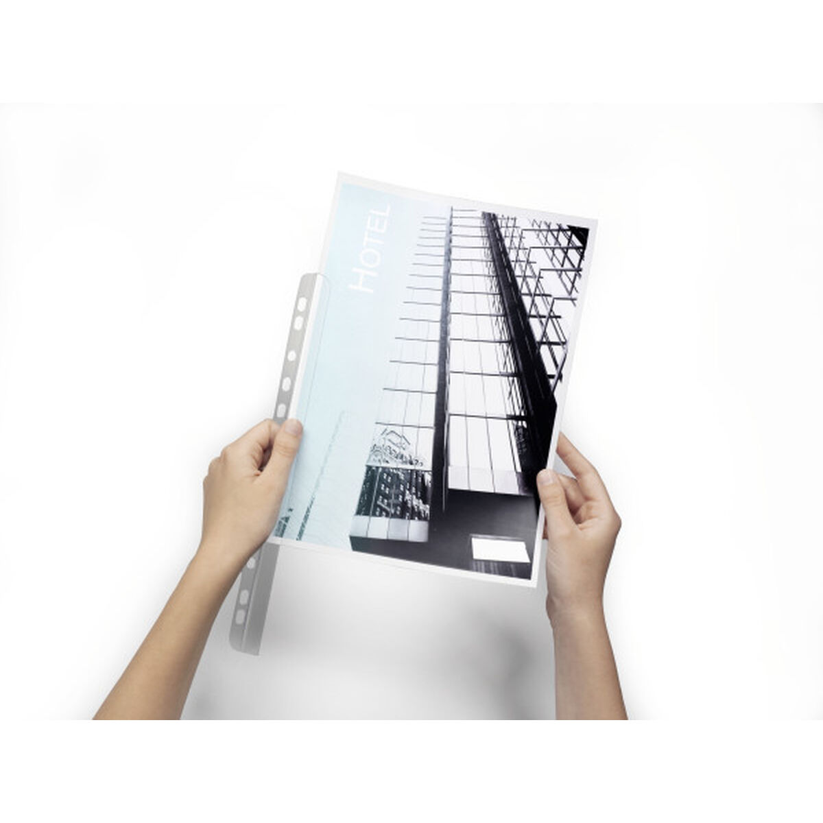 Klämskenor Durable Transparent PVC Plast (50 antal) - 8