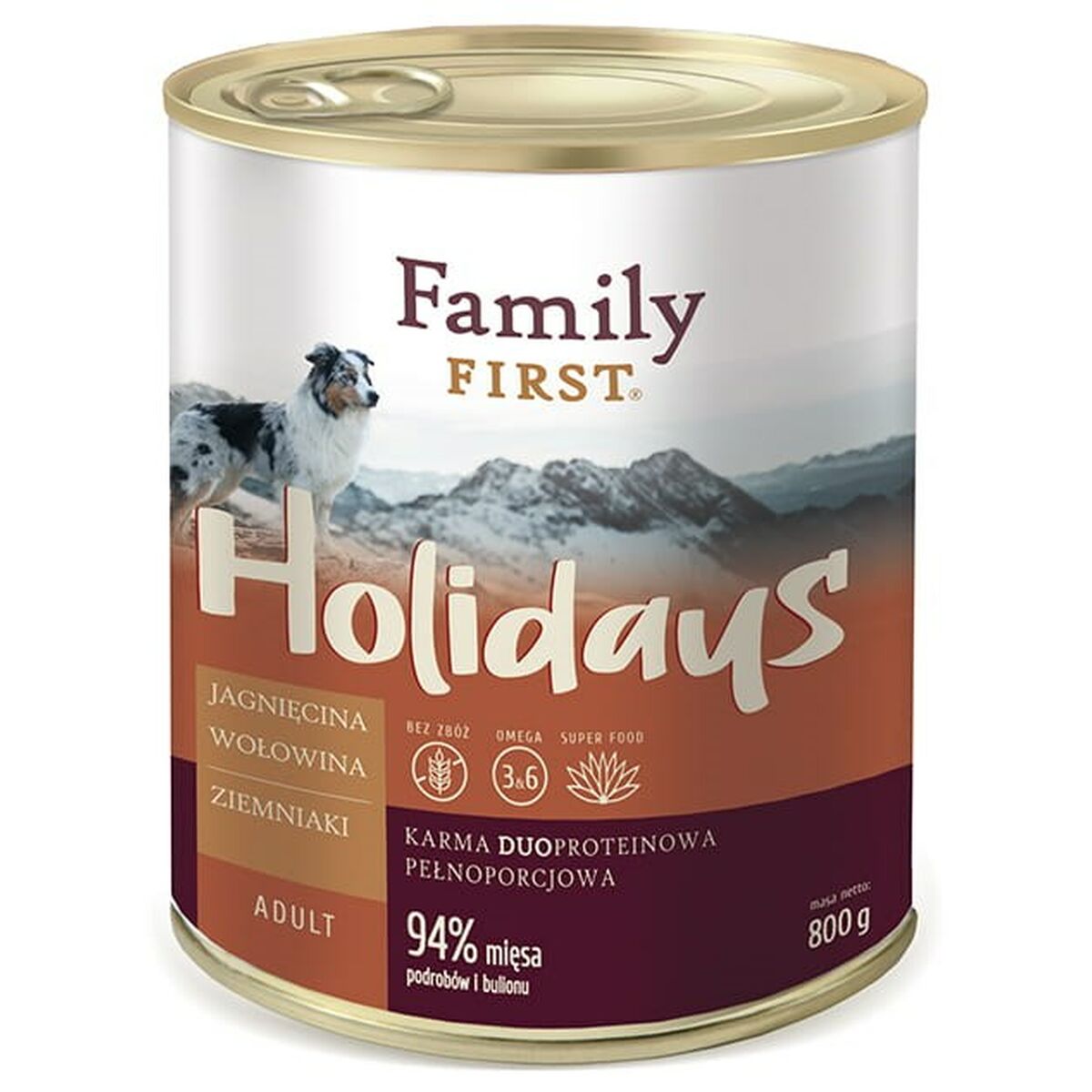 Våt mat Family First FF-19017 Kalvkött Lamm Potatis 800 g