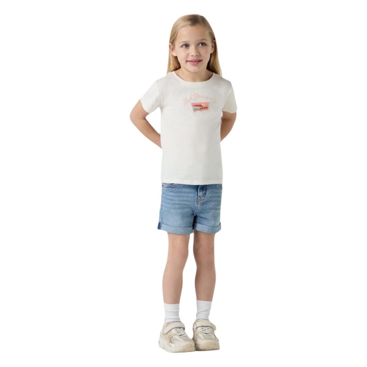 Jeansbyxor Levi's Lvg Girlfriend Flower Child Blå