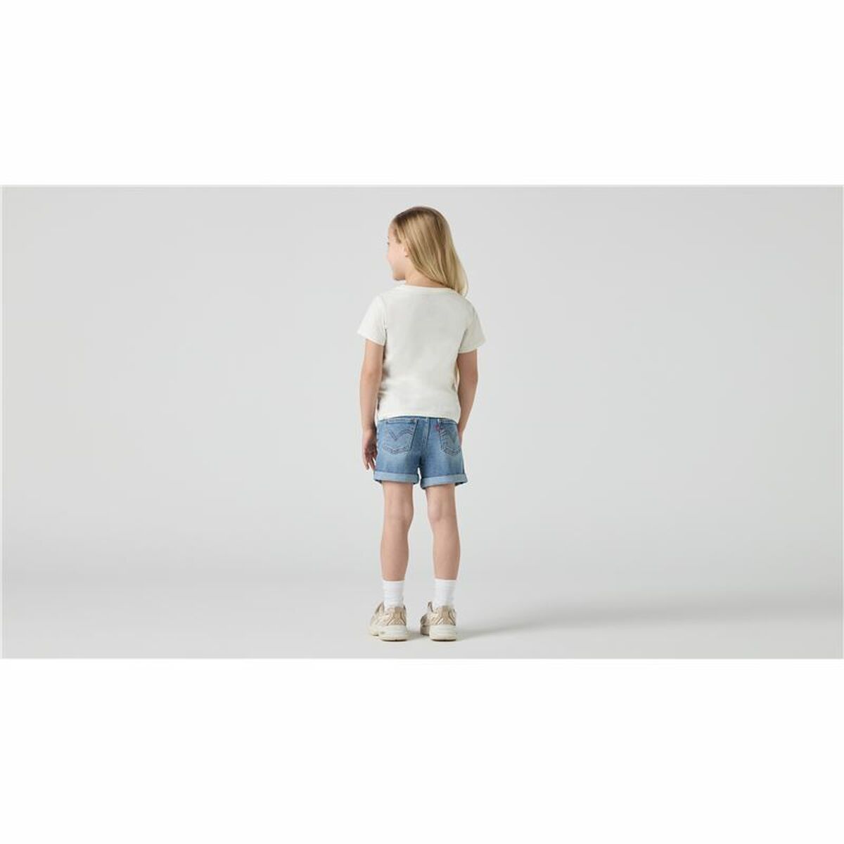 Jeansbyxor Levi's Lvg Girlfriend Flower Child Blå - 3