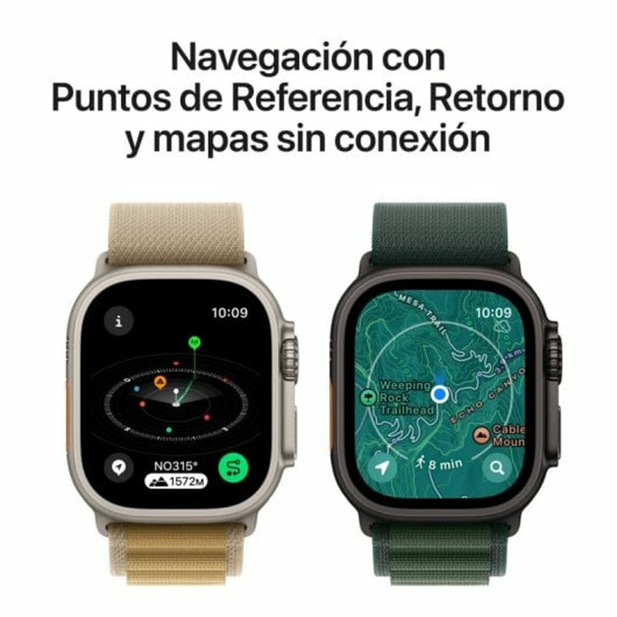 Smartklocka Apple MX4Q3TY/A Svart 49 mm - 6
