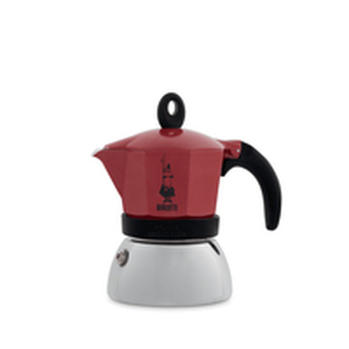 Italiensk Kaffepanna Bialetti Moka Induction Röd Metall Aluminium 150 ml - 2