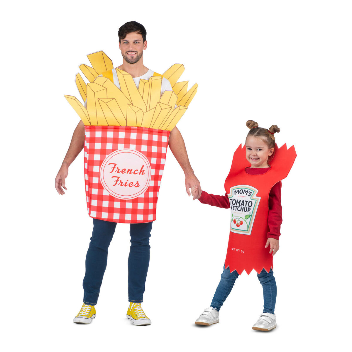 Maskeraddräkt vuxna My Other Me Pommes frites Ketchup One size - 6