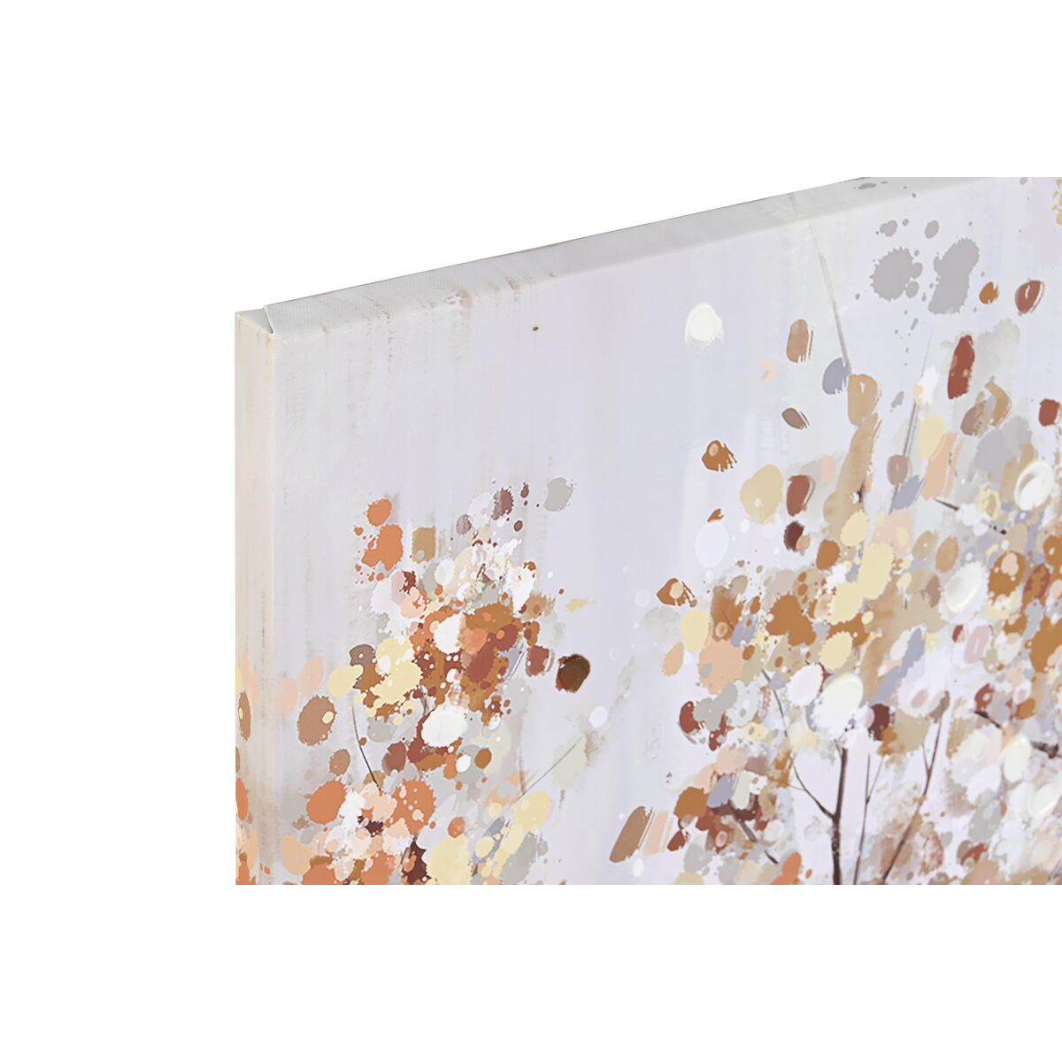 Kanvas DKD Home Decor Träd Traditionell 90 x 2 x 90 cm (2 antal) - 5
