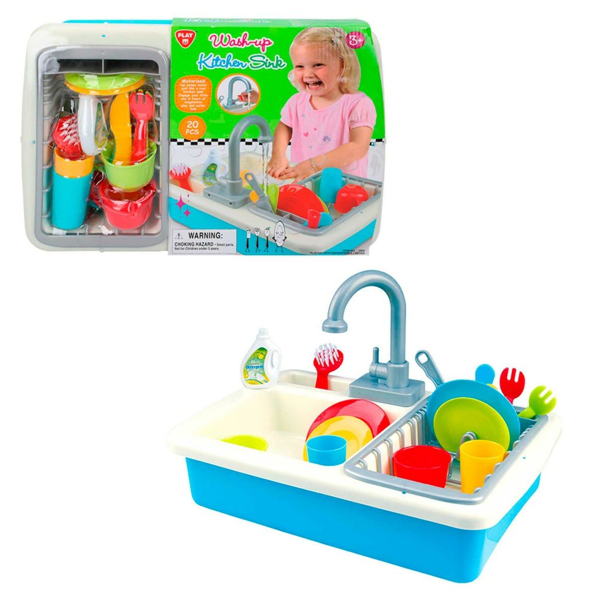 Leksaksapparat PlayGo 40,5 x 26 x 27,5 cm (4 antal) - 6