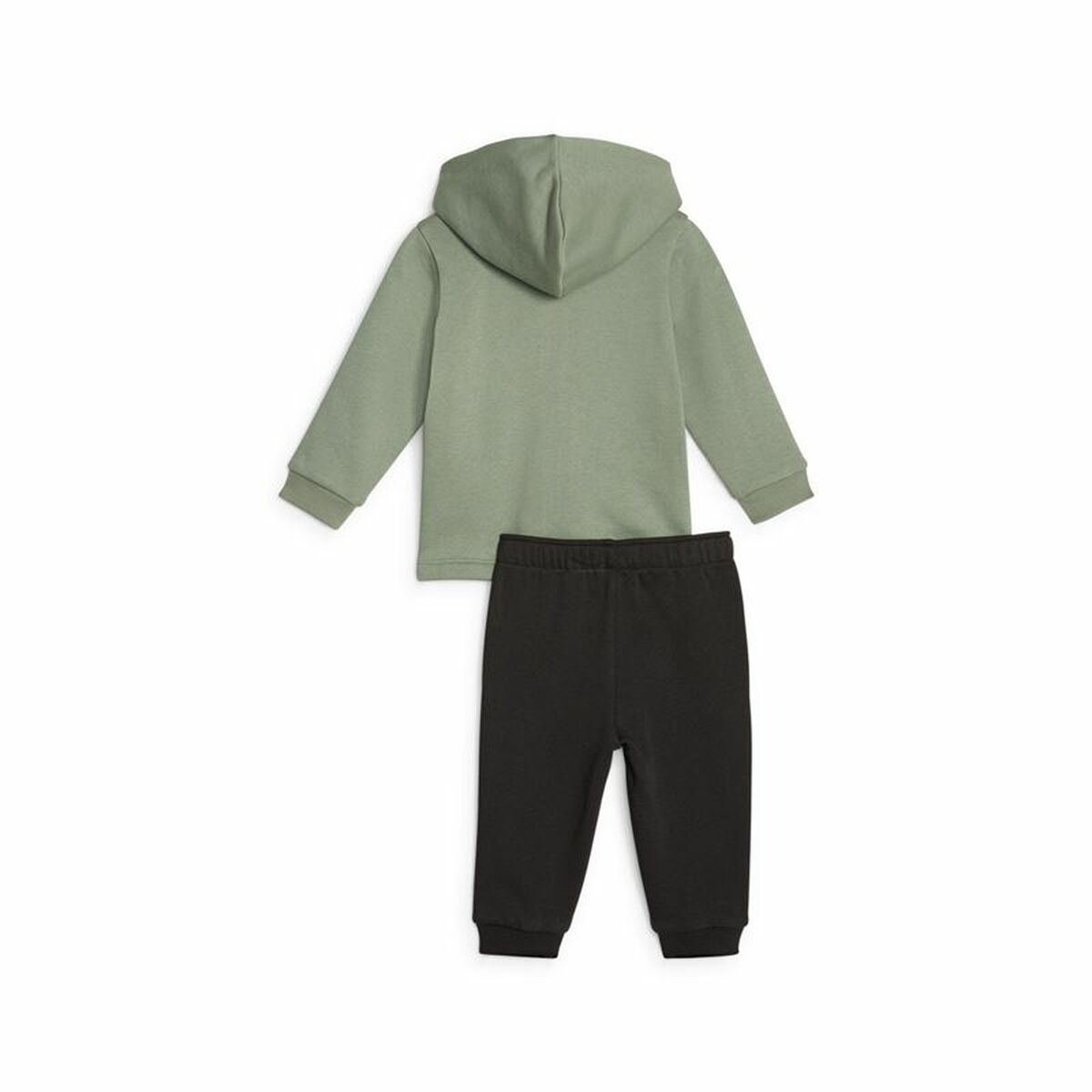 Träningsoverall, Baby Puma Minicats Colorblockk Svart Grön - 2
