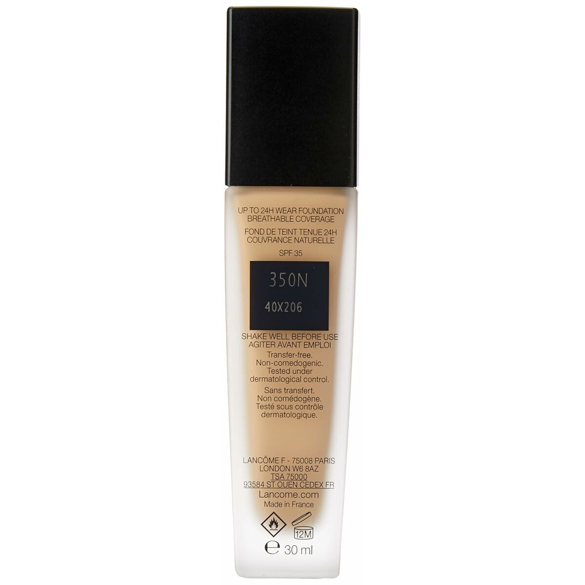 Flytande foundation för läppar Lancôme Teint Idole Ultra Wear Nº 350N 30 ml - 2
