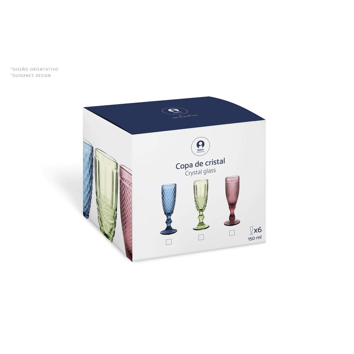 Glasset Home ESPRIT Rosa Glas 325 ml (6 antal) - 4