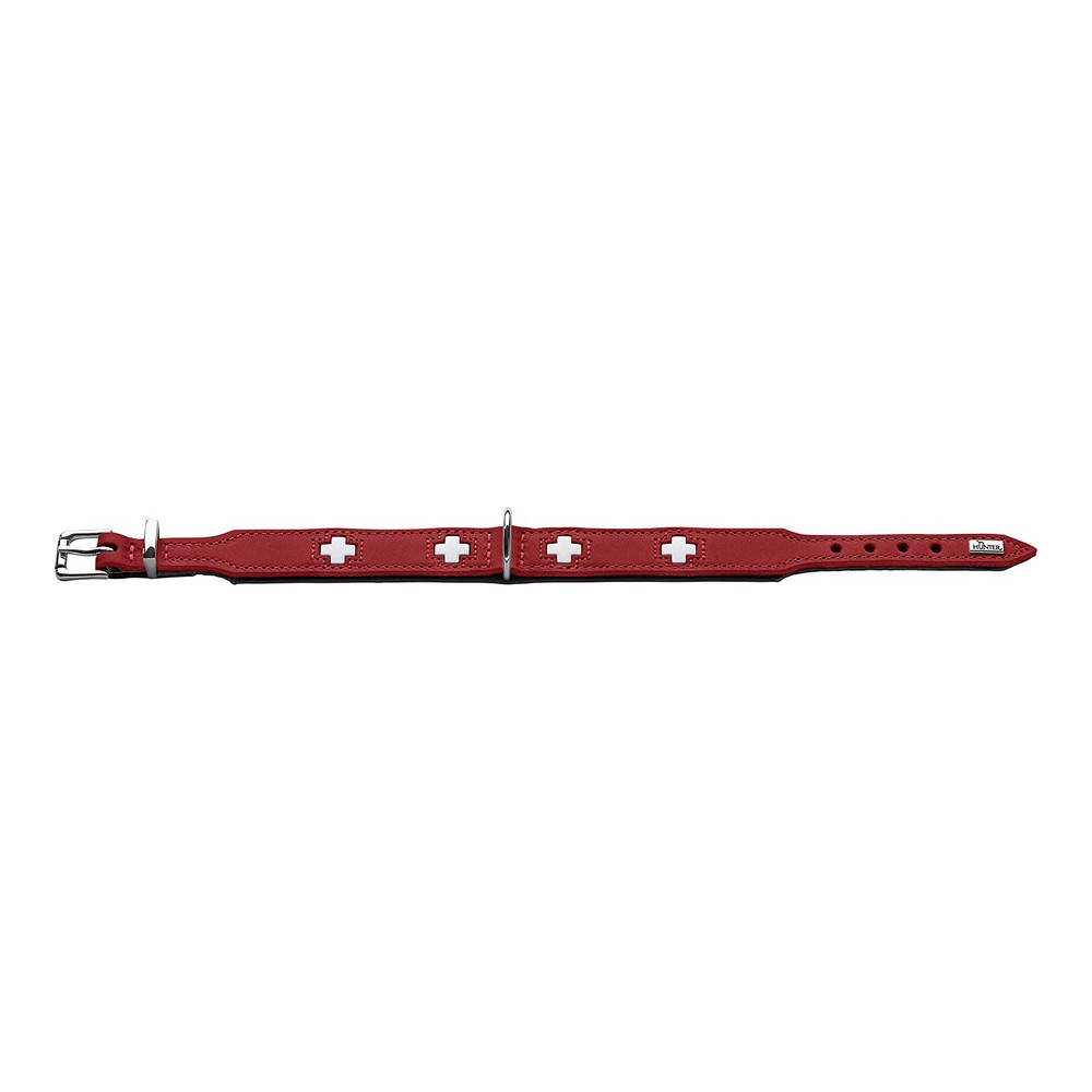 Hundhalsband Hunter Swiss Röd/Svart (47-54 cm) - 2