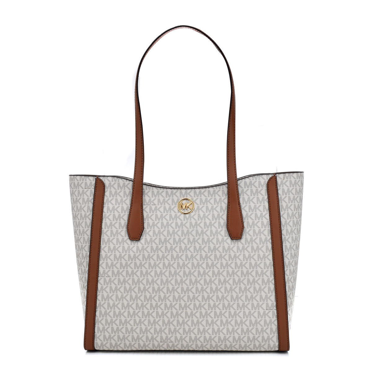 Axelväska Michael Kors Leida Beige 34 x 29 x 12 cm