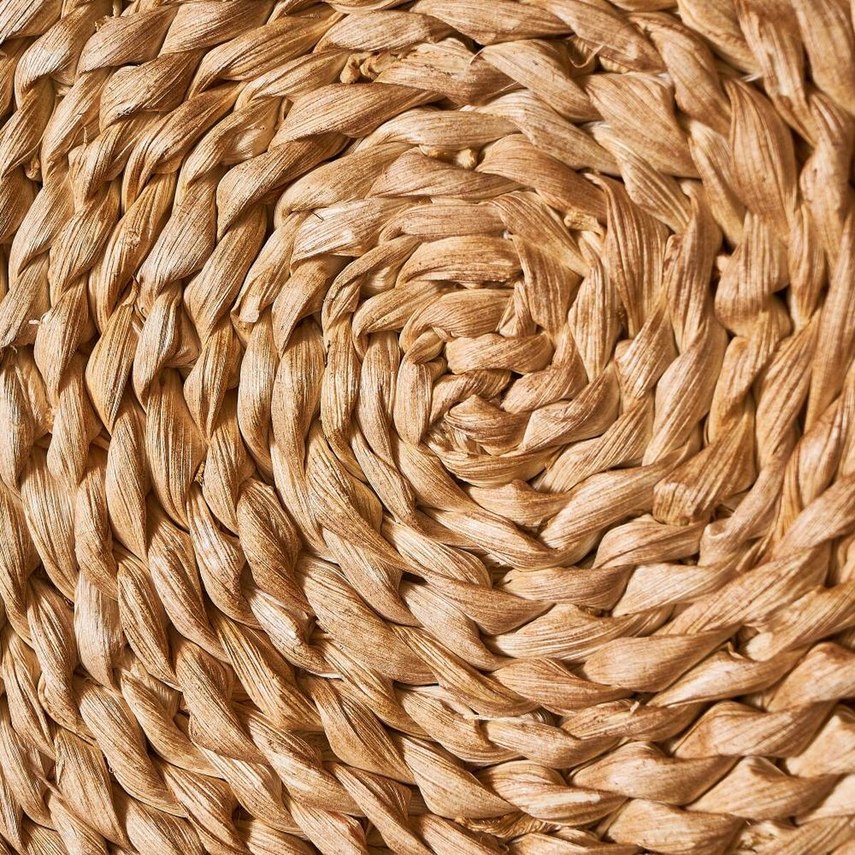 Väggdekoration Gyllene Naturell Järn Speglar Naturliga fibrer 75 x 5 x 74 cm - 3