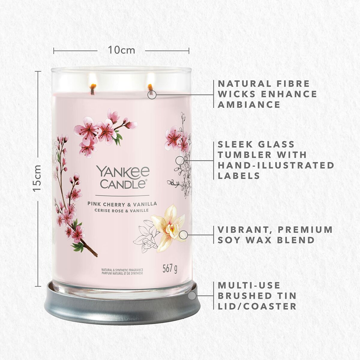 Doftljus Yankee Candle Signature Large Tumbler 567 g - 2