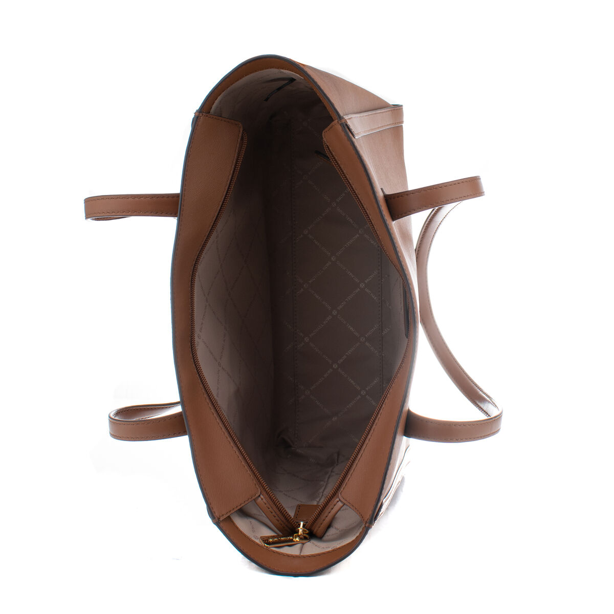 Axelväska Michael Kors Leida Brun 34 x 29 x 12 cm - 3