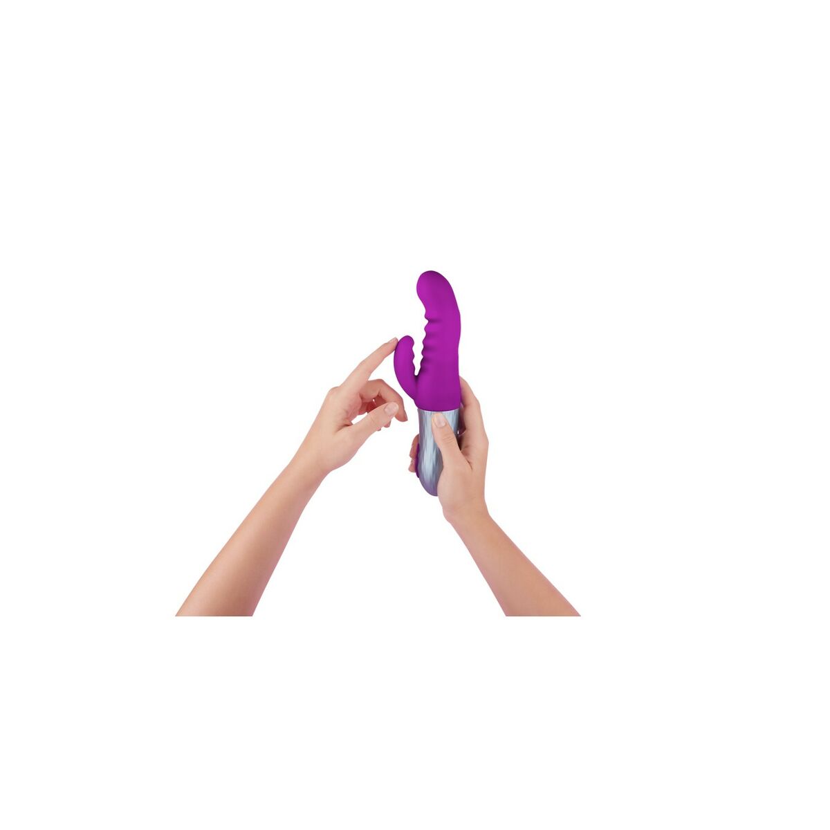Dubbelvibrator Dual Stimulation Vibe FemmeFunn Essenza Purpur - 7