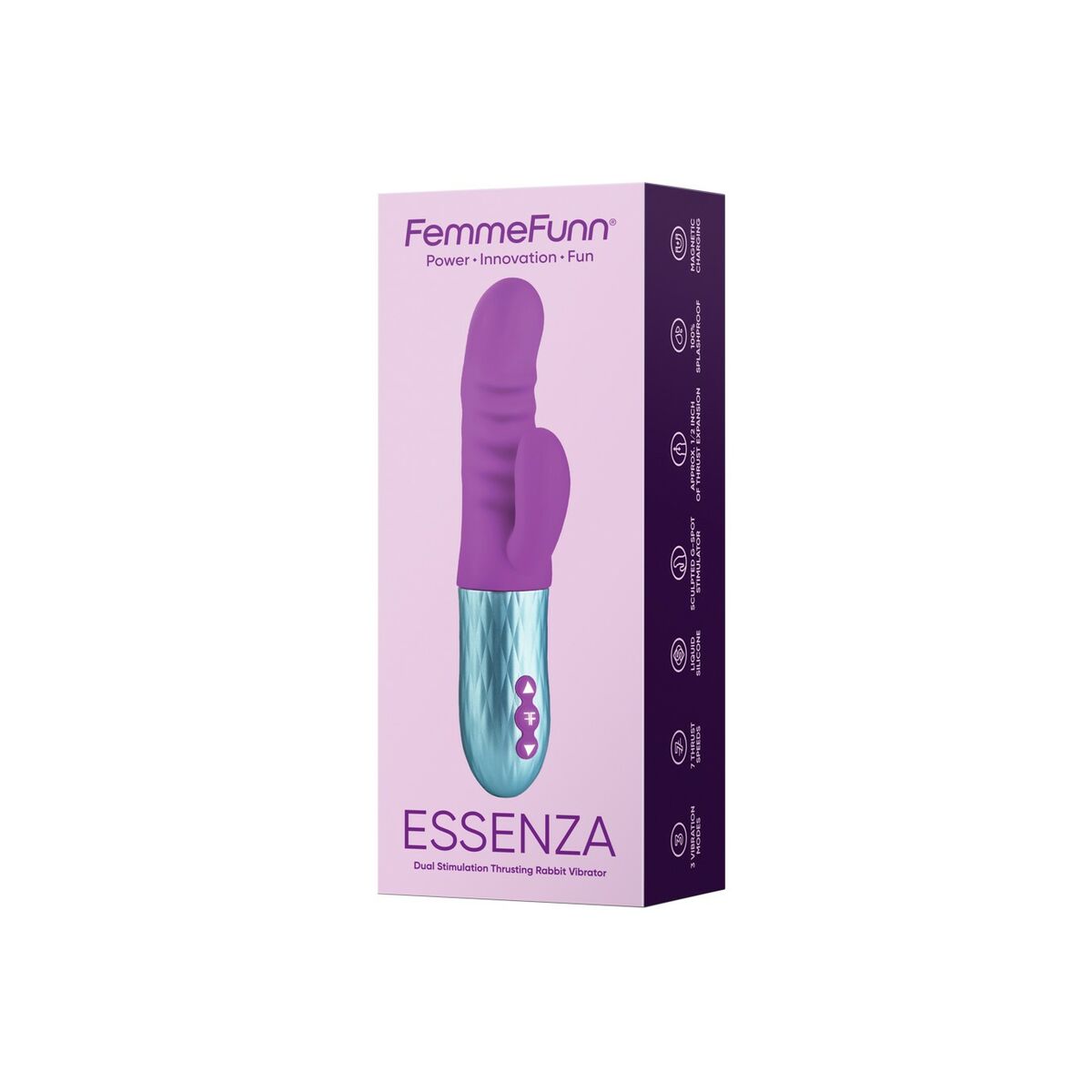 Dubbelvibrator Dual Stimulation Vibe FemmeFunn Essenza Purpur - 6
