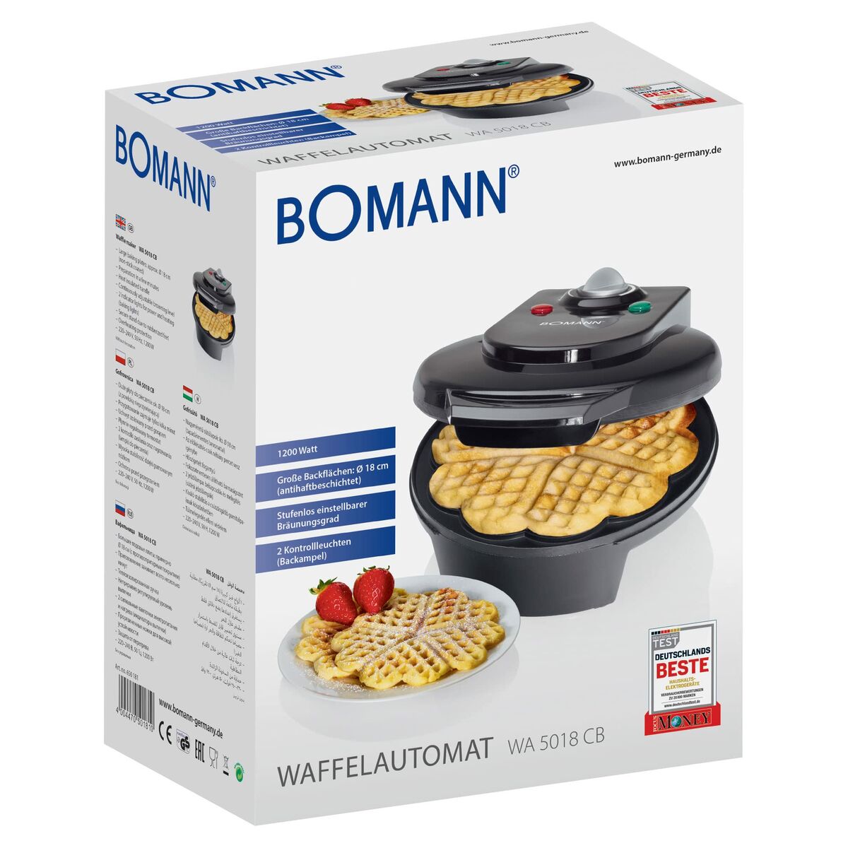 Våffeljärn Bomann WA 5018 CB - 13