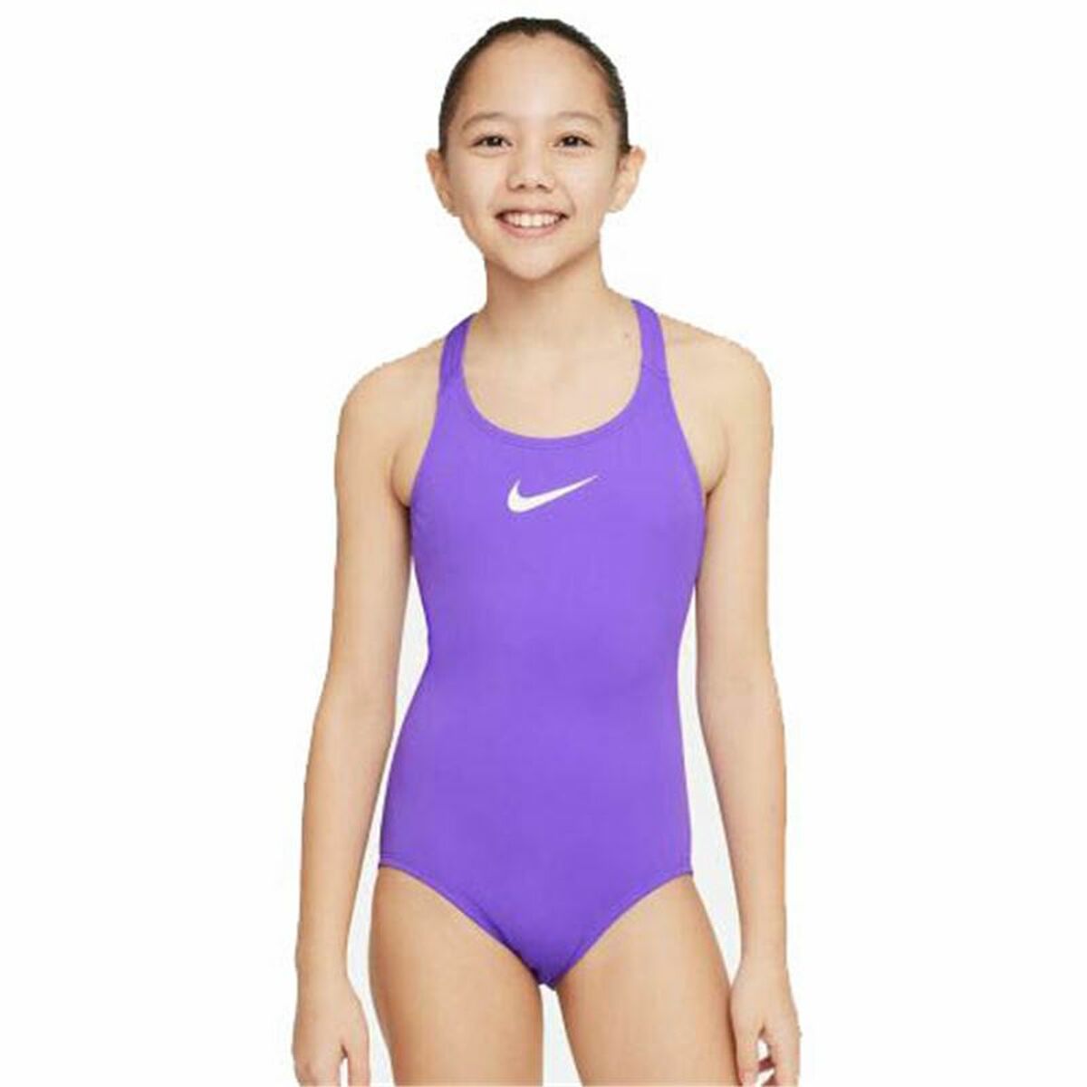 Baddräkt, Flickor Nike Racerback Plommon