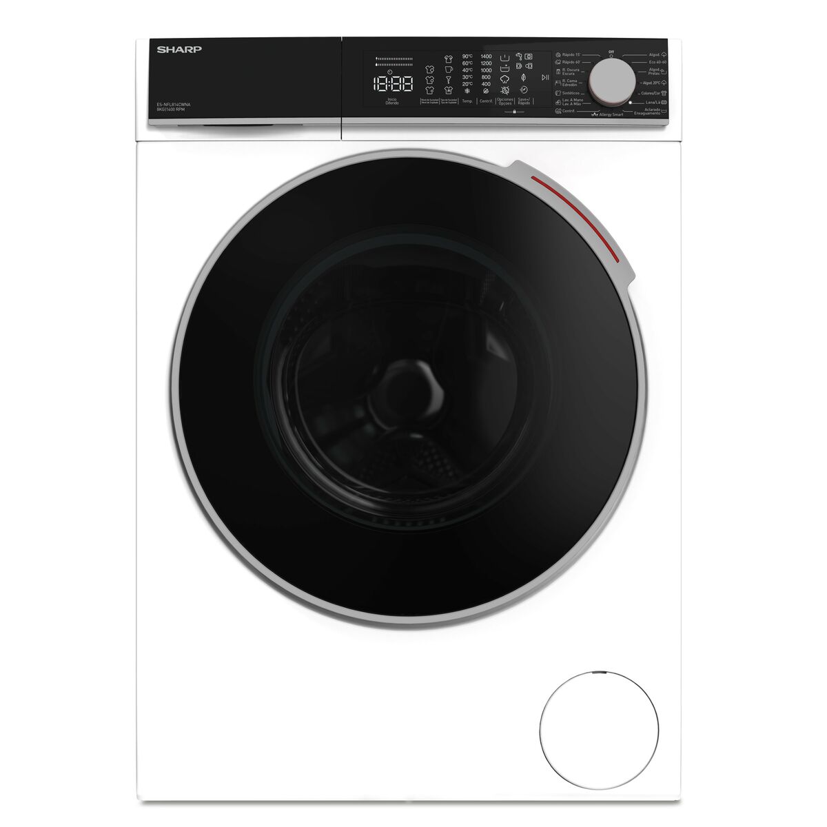 Tvättmaskin Sharp ESNFL014CWNA 10 kg - 2
