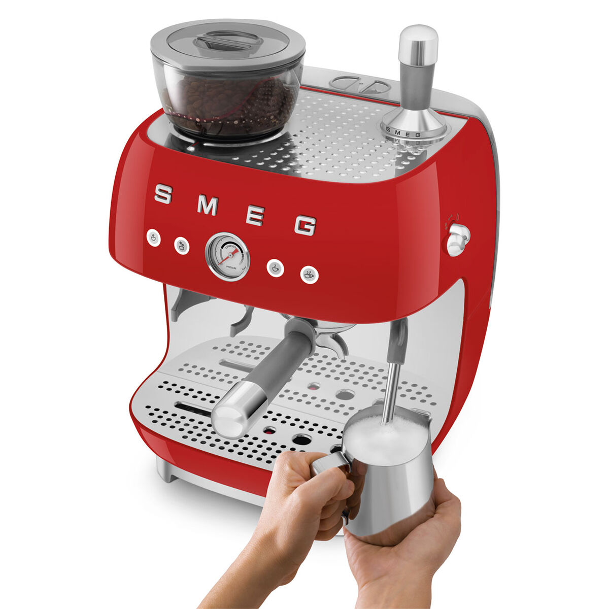 Espressobryggare Smeg EGF03RDEU Röd 1650 W 2,4 L - 5
