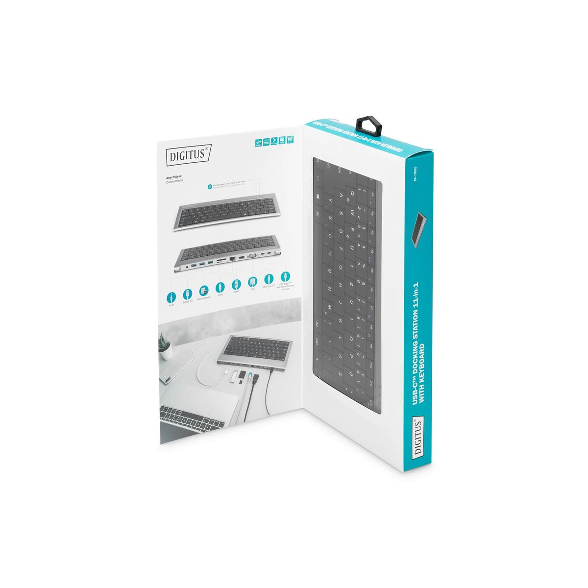 Tangentbord Digitus DA-70885 QWERTZ - 2