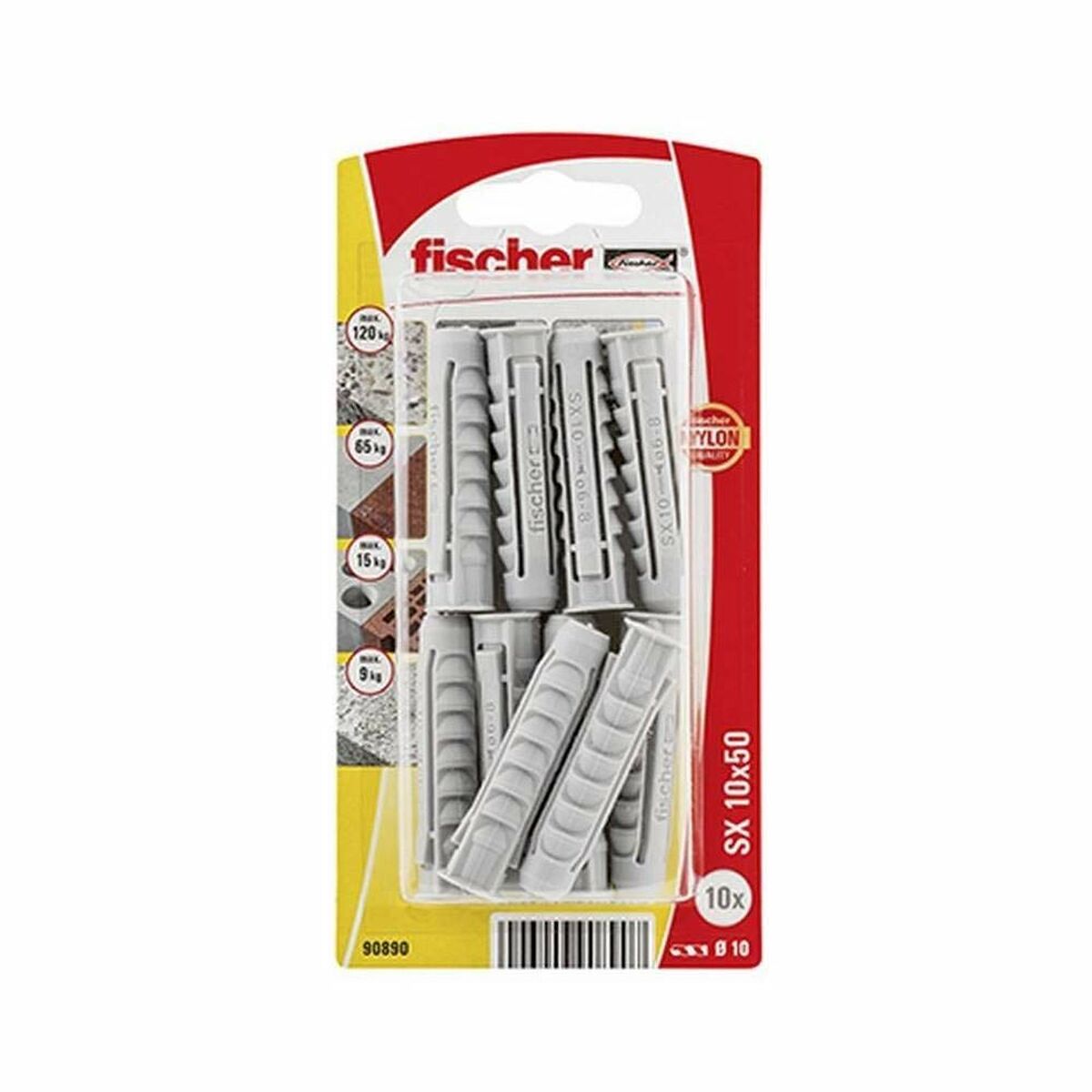 Dobbar Fischer SX 90890 Nylon 10 x 50 mm (10 antal) - 4