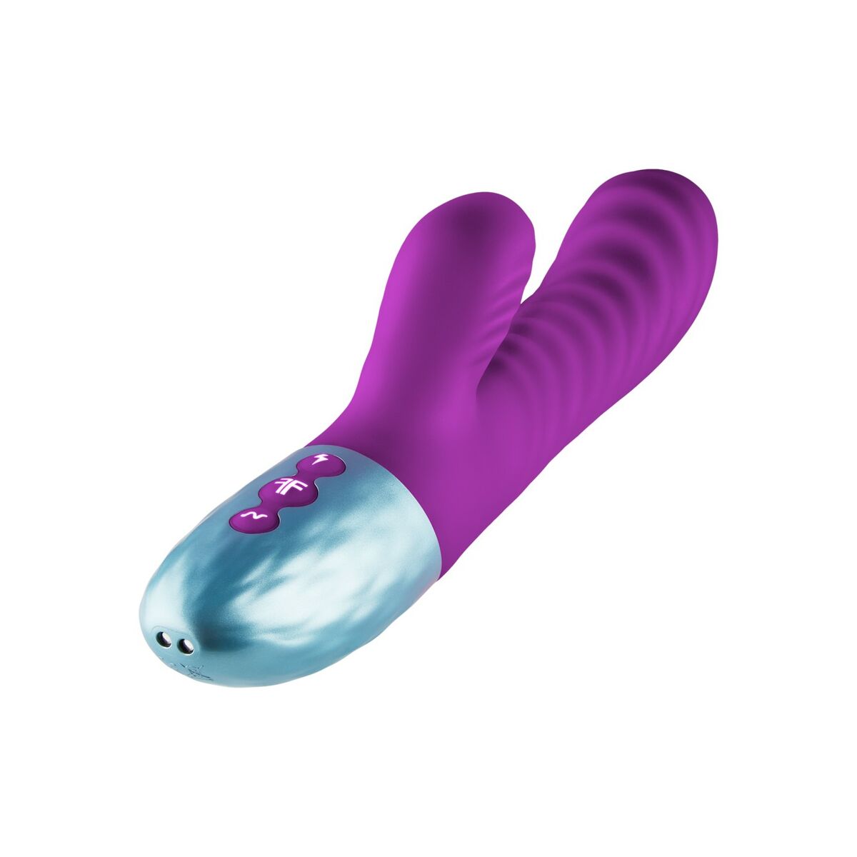 Dubbelvibrator Dual Stimulation Vibe FemmeFunn Delola Purpur - 6