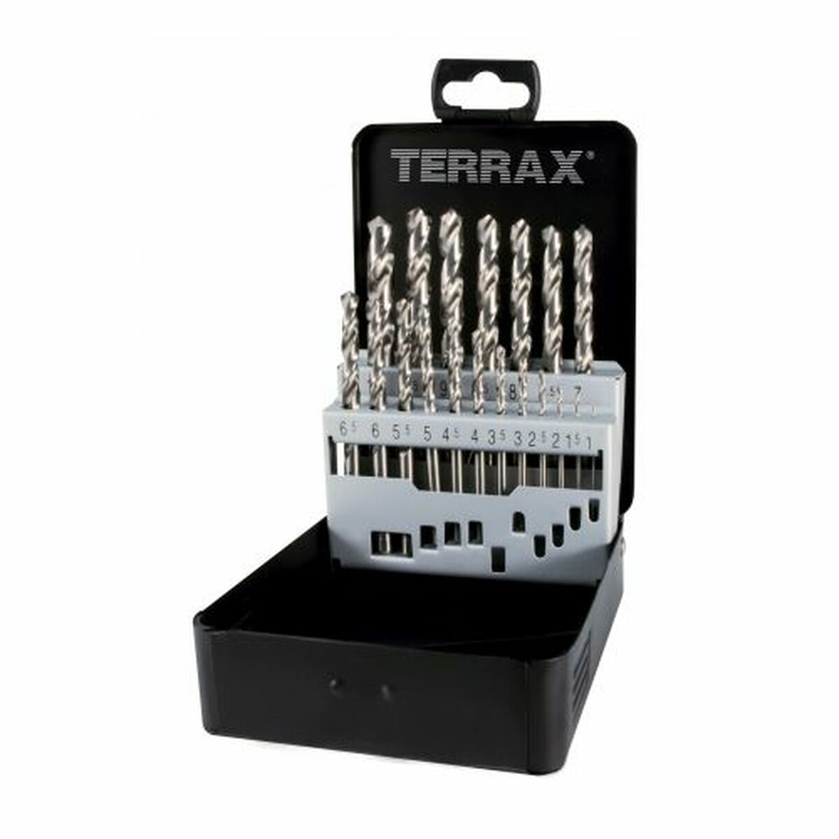 Spolset TERRAX Fall DIN 338 25 Delar (25 antal)
