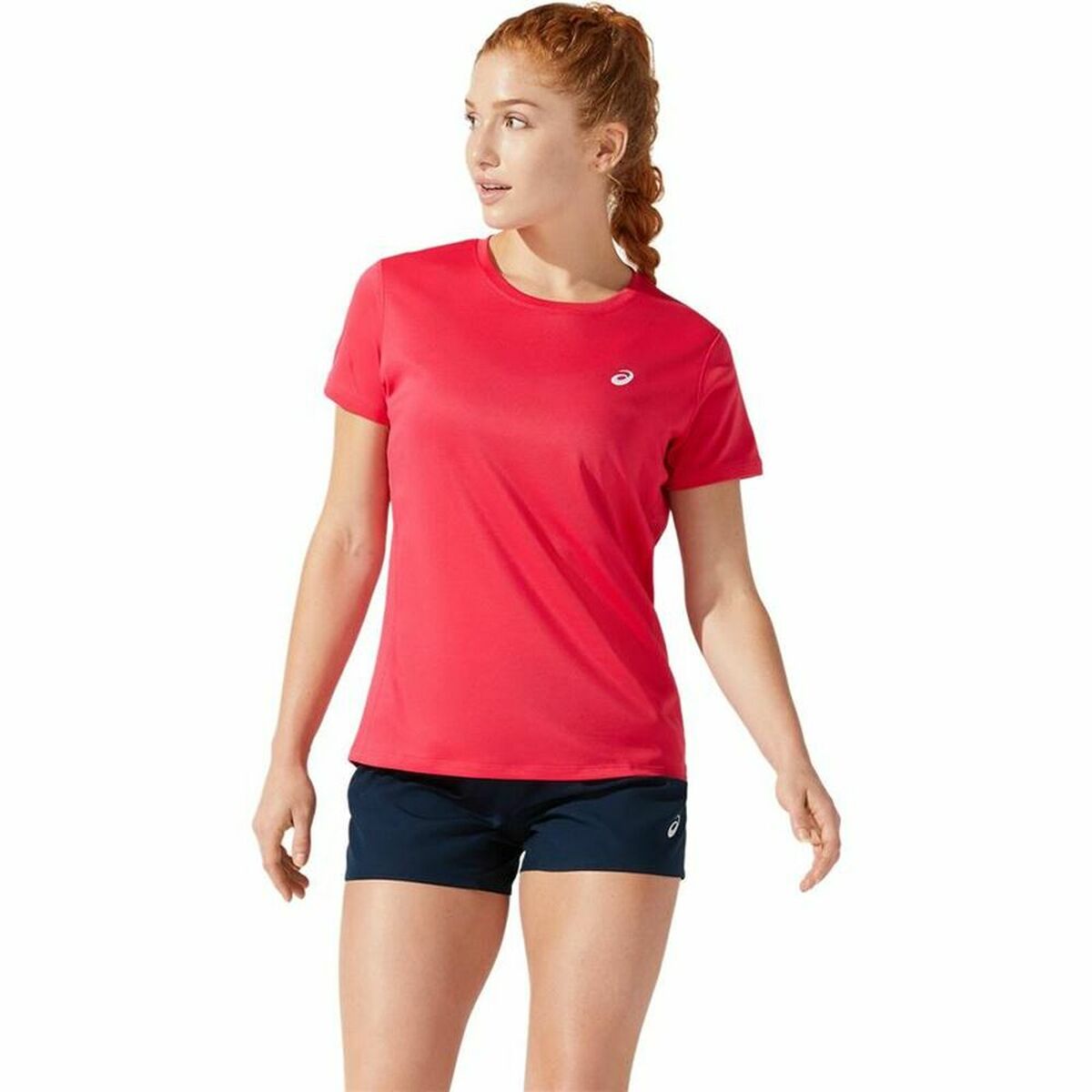 T-shirt med kortärm Dam Asics Core Karmosinröd - 9
