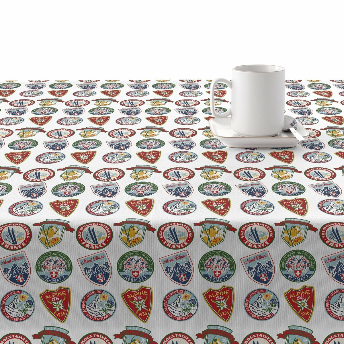 Fläckresistent bordsduk i harts Belum Christmas Sky Multicolour 200 x 150 cm - 2