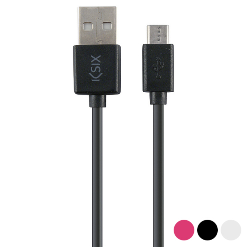 USB-kabel till mikro-USB KSIX 1 m - 4