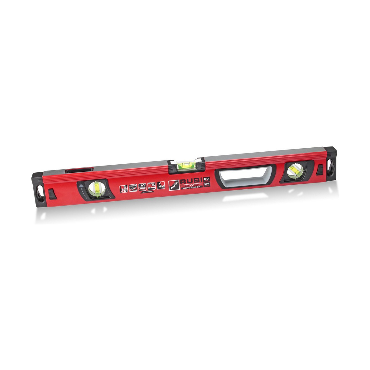 Vattenpass Rubi r76933 Aluminium 80 cm - 2