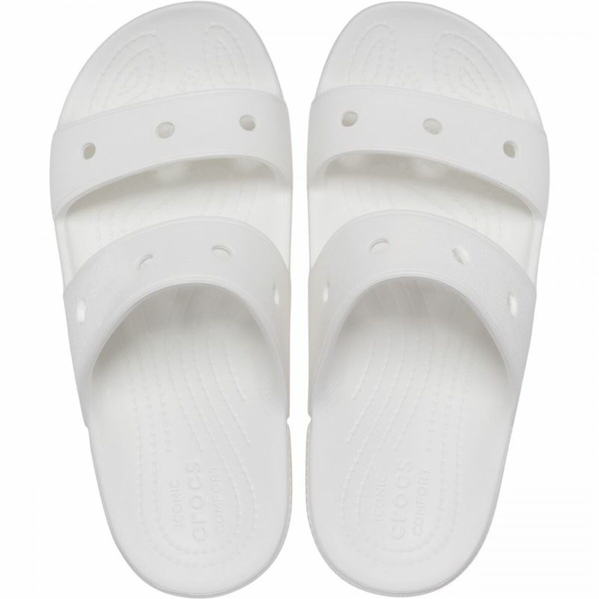 Strandtofflor för kvinnor Crocs Classic Vit - 2