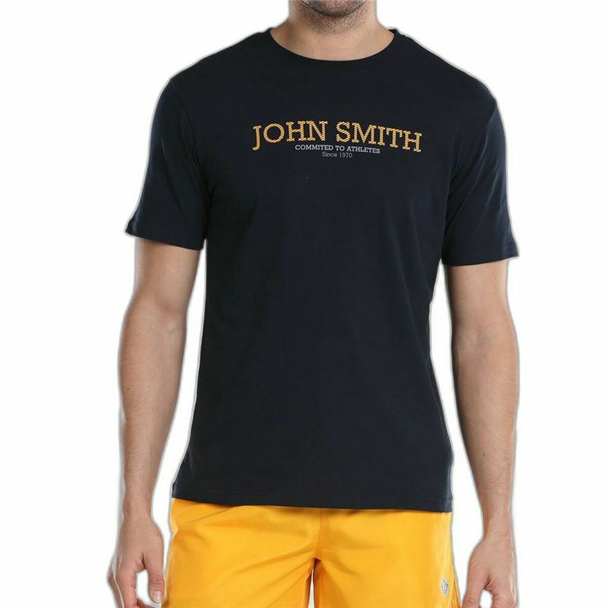 T-shirt med kortärm Herr John Smith Efebo Marinblå - 8