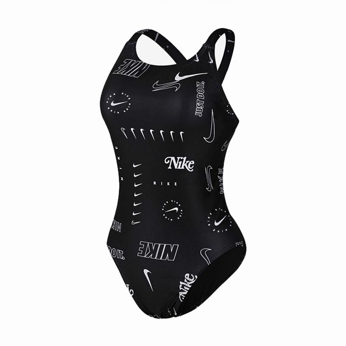 Baddräkt Dam Nike Fastback  Svart