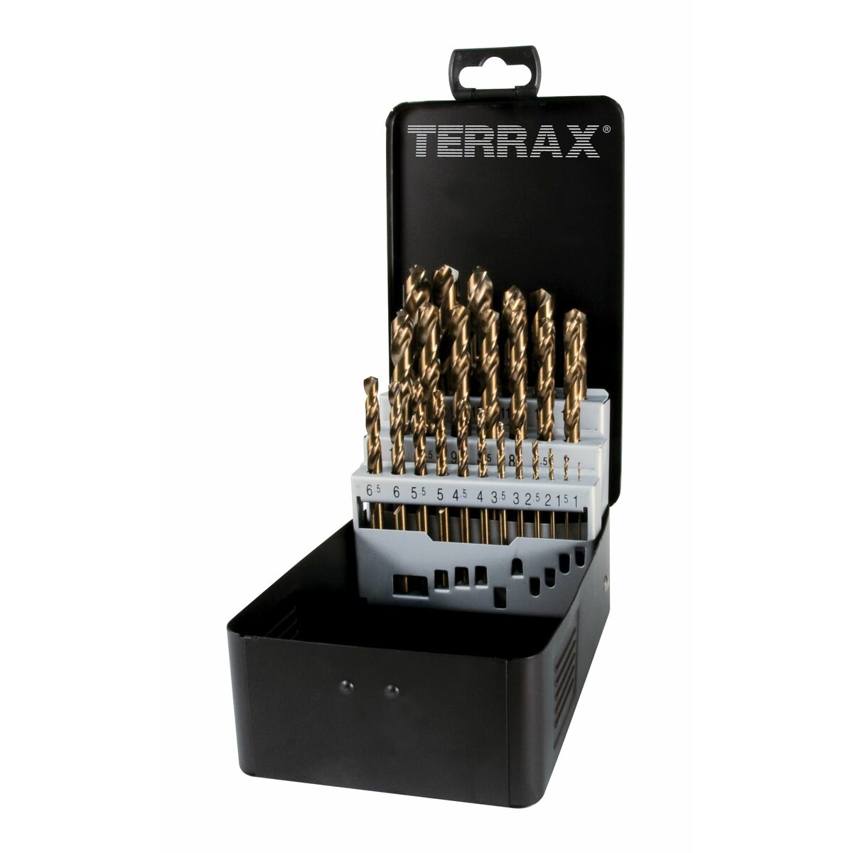 Spolset TERRAX Fall DIN 338 25 Delar 19 Delar (25 antal) - 3