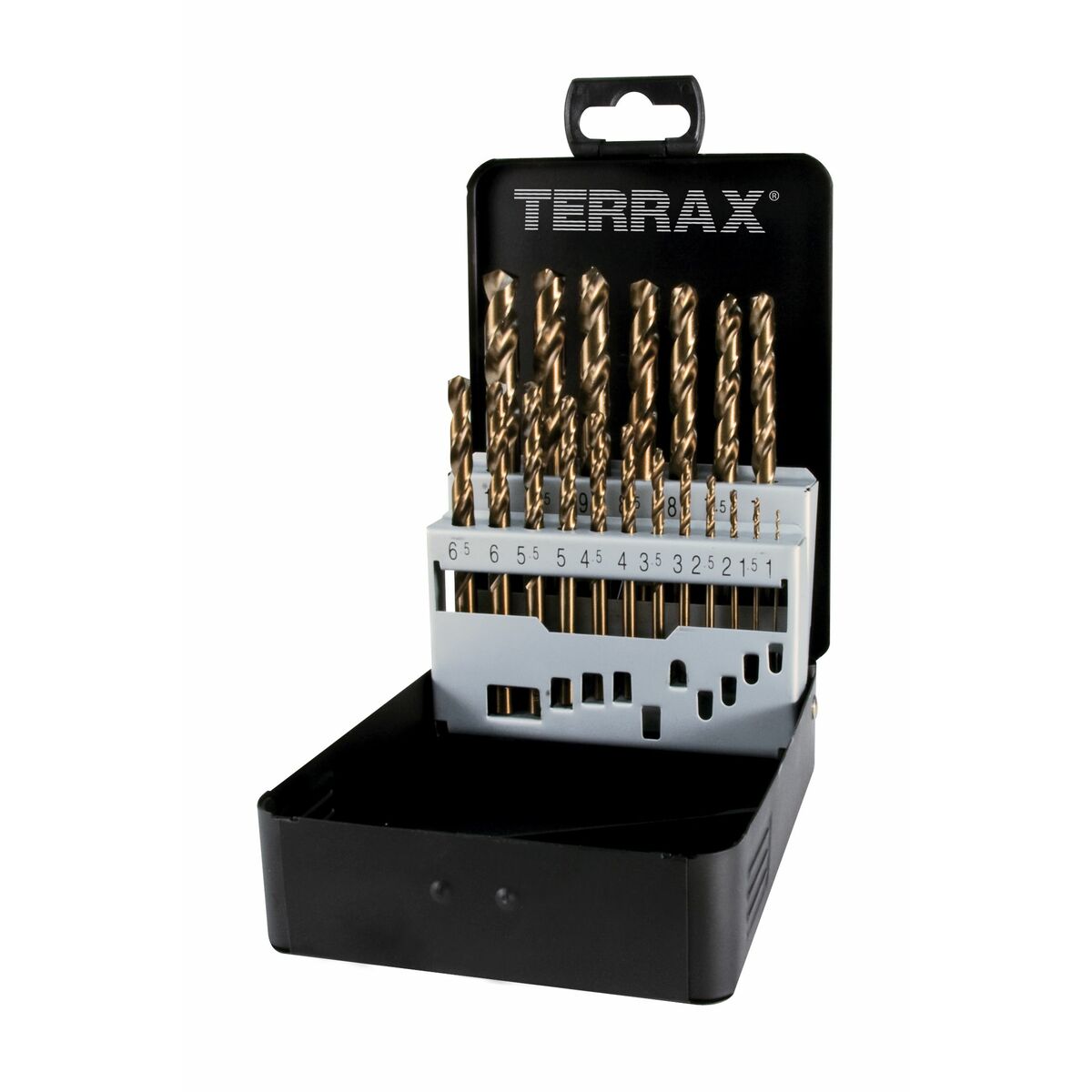 Spolset TERRAX Fall DIN 338 25 Delar 19 Delar (25 antal) - 2