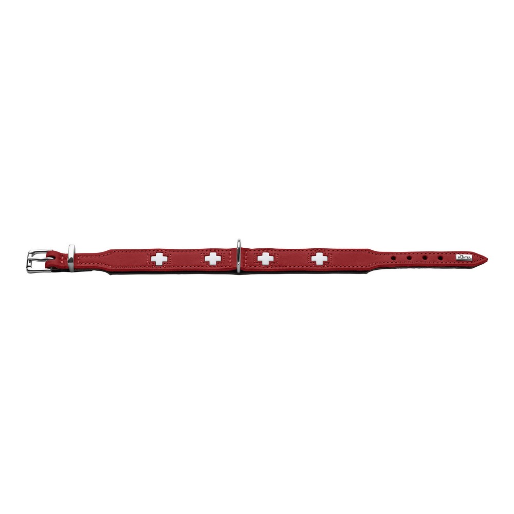 Hundhalsband Hunter Swiss Röd/Svart (38-43.5 cm) - 5