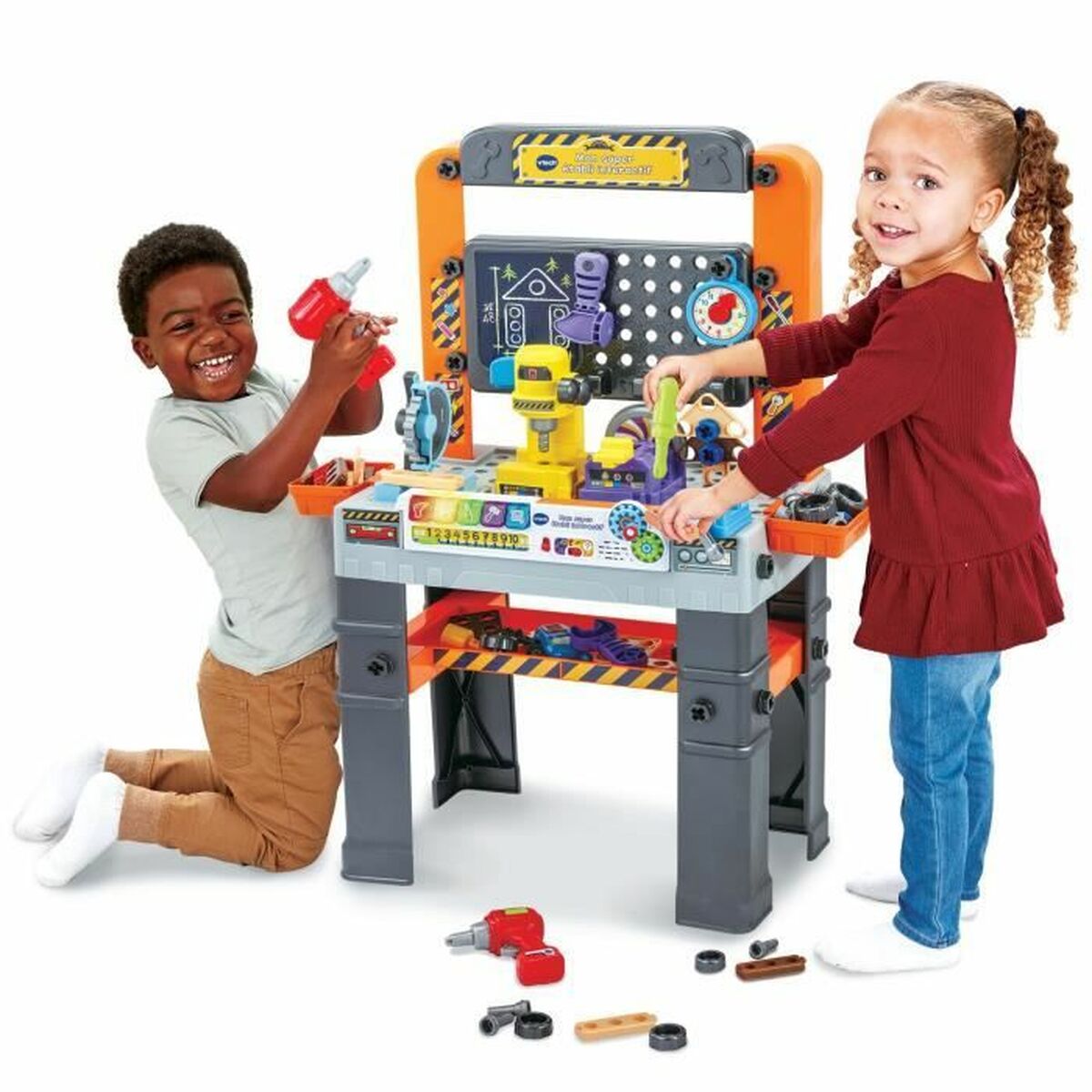 Verktygssats för barn Vtech Mon super établi interactif 62 Delar - 3