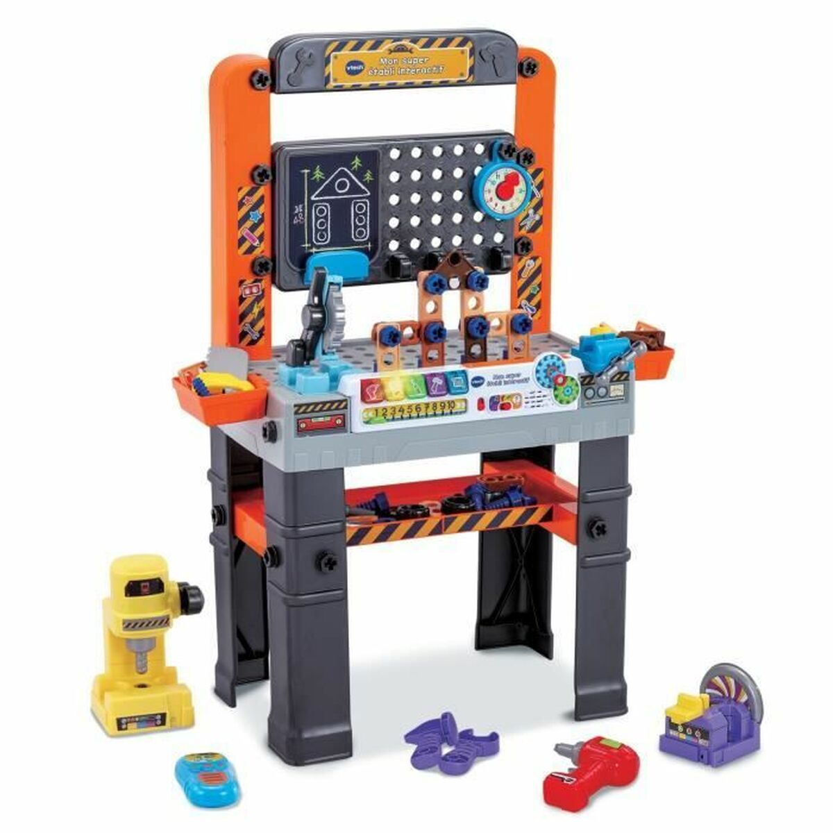 Verktygssats för barn Vtech Mon super établi interactif 62 Delar - 2