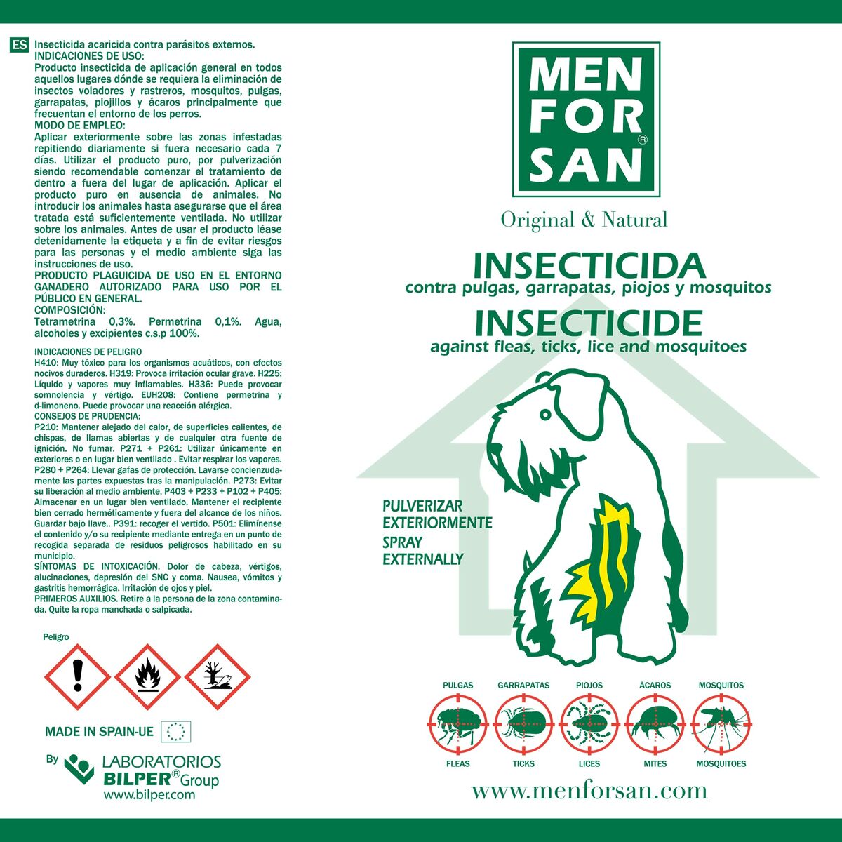 Husdjursparfym Menforsan 750 ml - 2