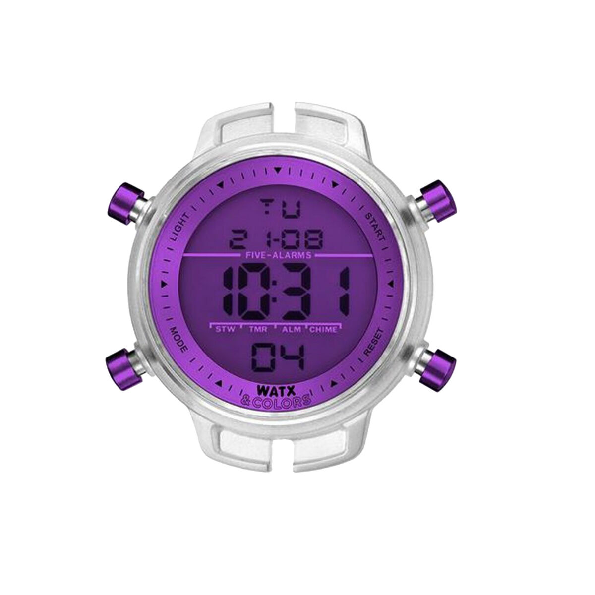 Unisexklocka Watx & Colors RWA1712 Purpur Violett (Ø 46 mm)