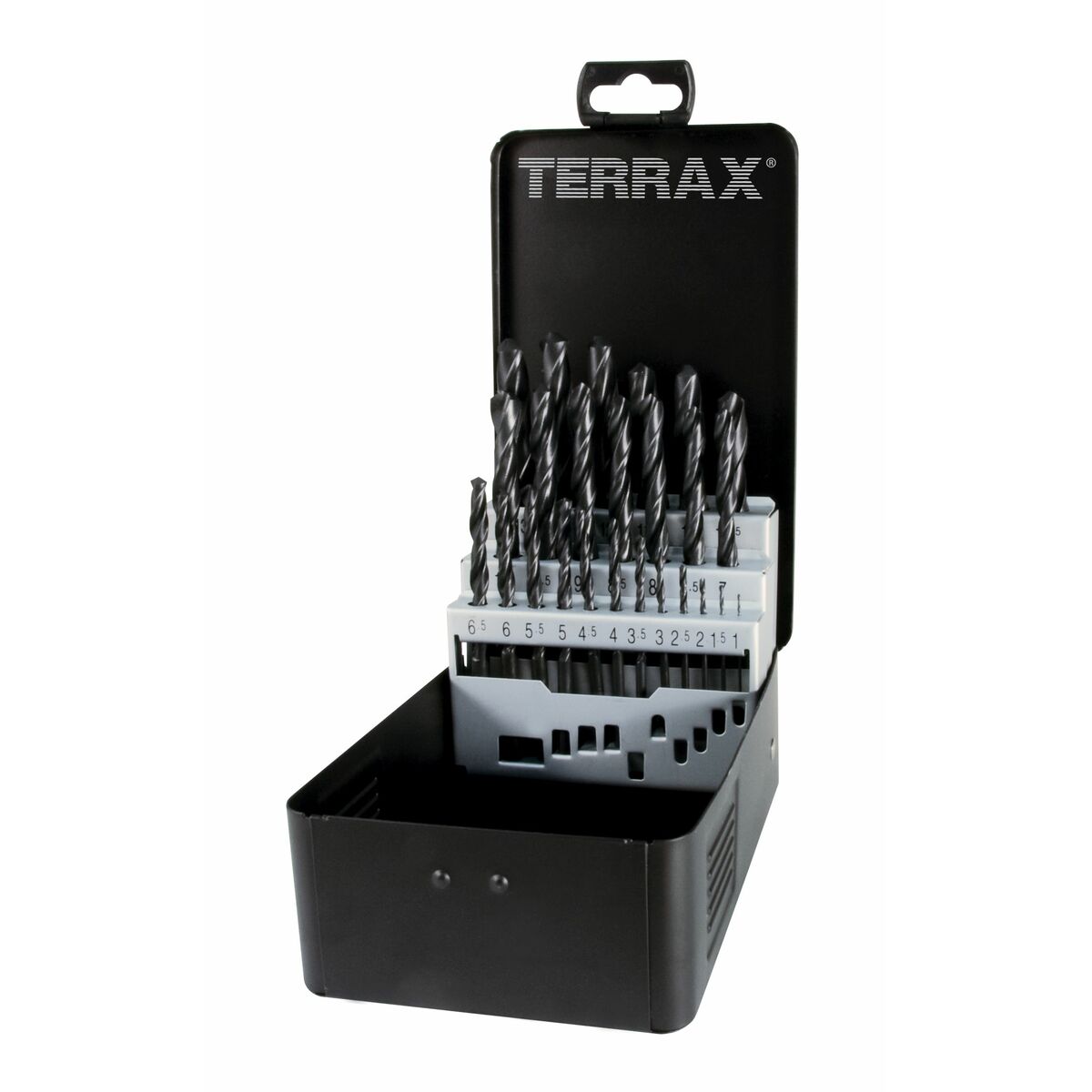Spolset TERRAX Fall DIN 338 25 Delar 19 Delar (25 antal) - 3