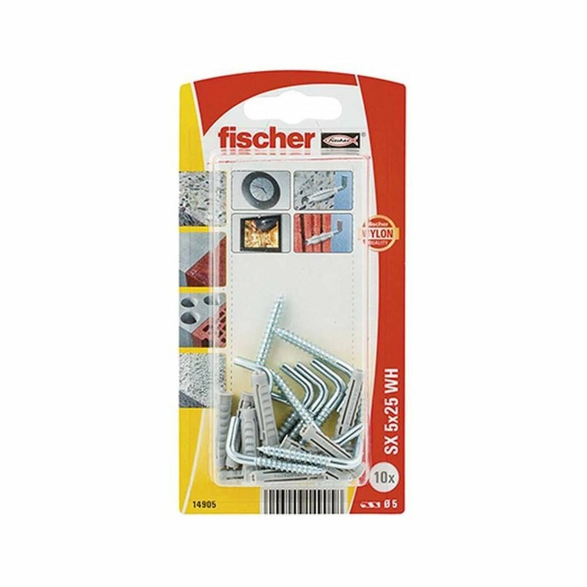 Bandhakar Fischer 14905 Dobbar 5 x 25 mm 10 antal - 4